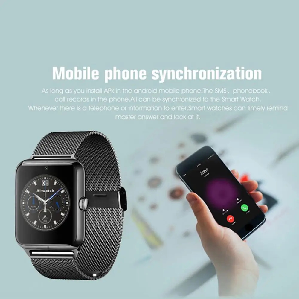 Умные часы с поддержкой Bluetooth 4 0 независимая SIM карта памяти многофункциональный