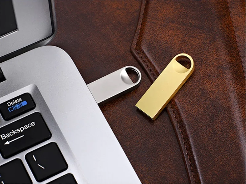 Более 10 шт бесплатный логотип металлический USB флеш накопитель 2 0 Флешка 64 ГБ 32 16 8