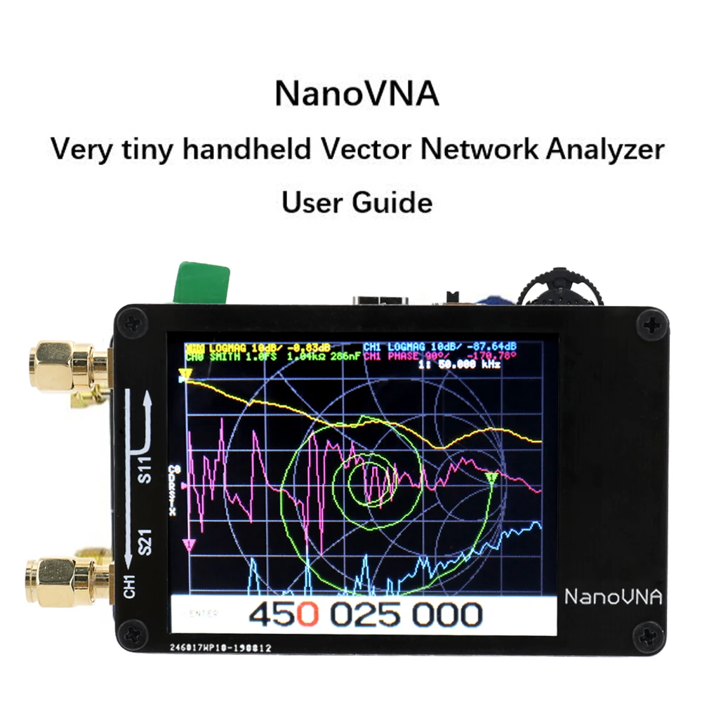 Векторный анализатор сети NanoVNA 50 кГц 900 МГц цифровой сенсорный экран сканер