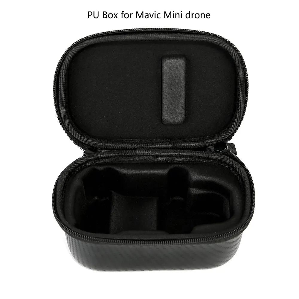Чехол для переноски для DJI Mavic 2 Pro Zoom Портативная сумка для переноски сумка для хранения Дрон пульт дистанционного управления Портативный чехол-протектор - Цвет: PU for Mini drone