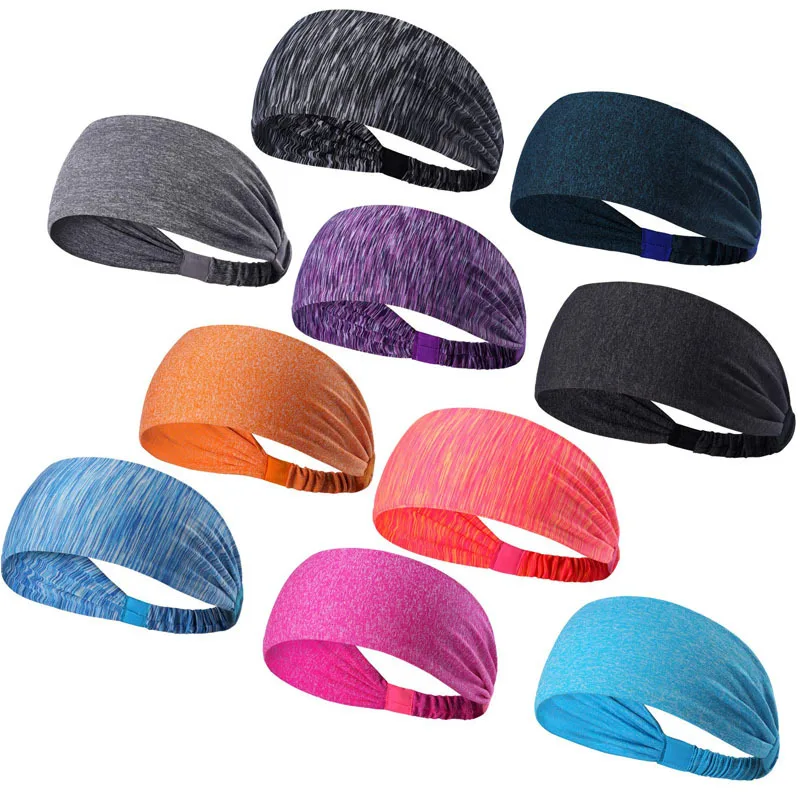 

Sport Headbands Men Bike Cycling Running Sweatband Fitness Tennis Women Yoga Gym Headscarf Head Sweat Hair Band Elastic Bandage