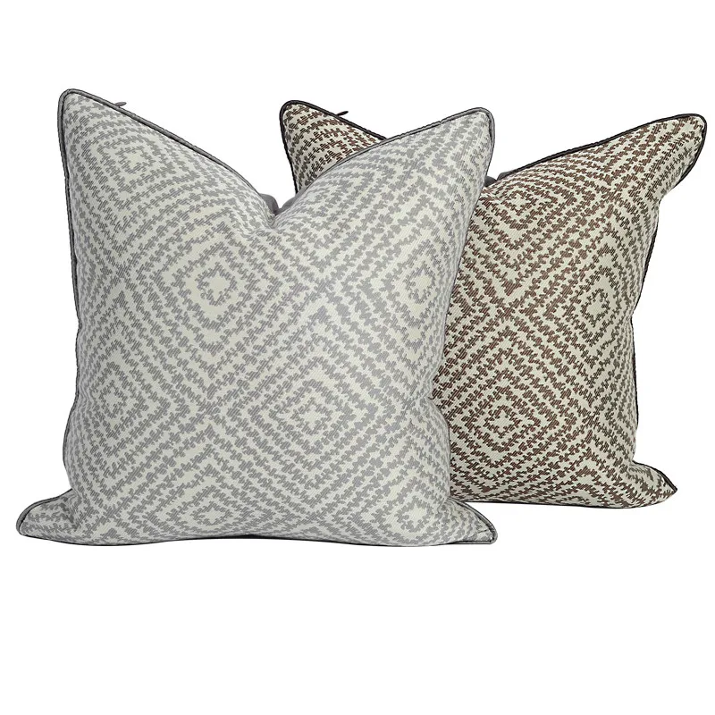 Чехол на подушку DUNXDECO декоративная подушка современный простой геометрический