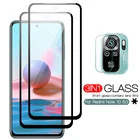 Защитное стекло для Xiaomi Redmi Note 10, 10 Pro Max, 10s, 5g, 4g, защита экрана камеры