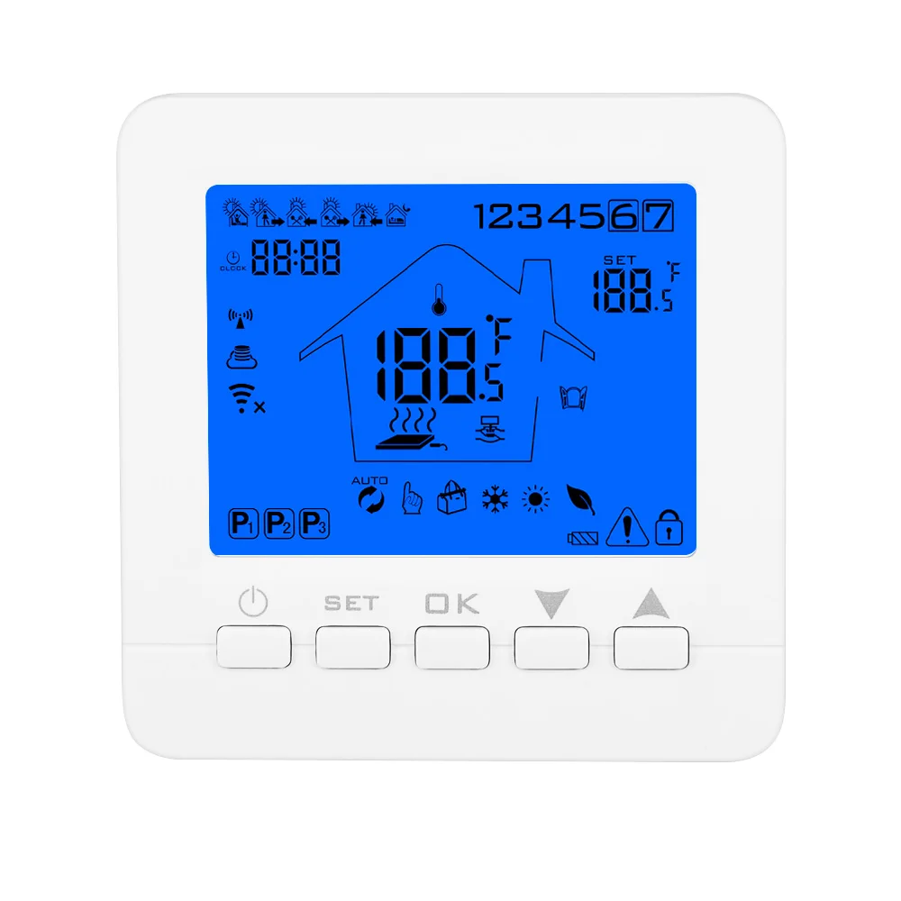 Water Heater Control Термостат Wi-Fi умный температурный контроллер Электрический водяной газовый котел напольный нагрев 16A 3A TUYA Smart Life APP Voice - Цвет: Water Heater Control