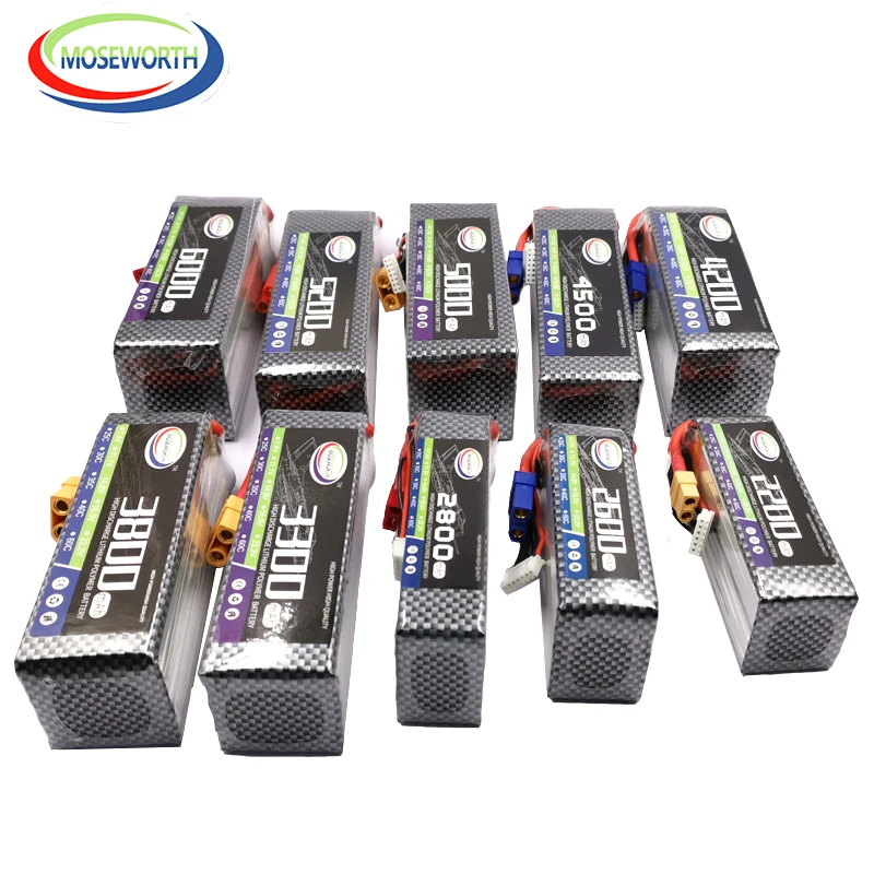 6S с силикатной гелевой Батарея 22 2 V 1800 2200 3000 3500 4200 4500 5200 6000 10000 12000 мА/ч 30C40C60C RC