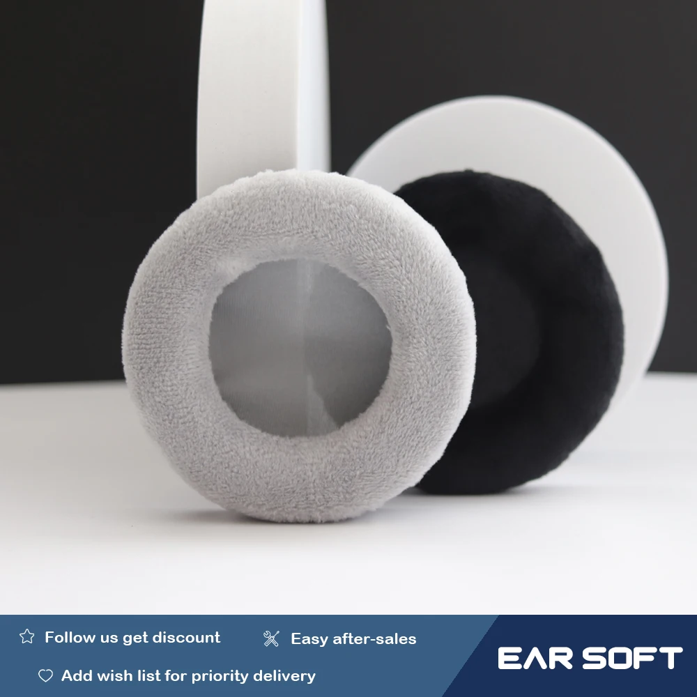 Earsoft Replacement Cushions for Revox 3100 Headphones Cushion Velvet Ear Pads Headset Cover Earmuff Sleeve