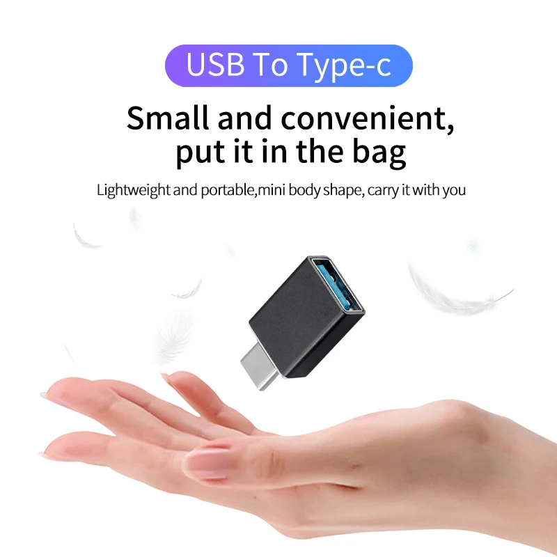 Переходник с USB на Type c 3 1 мама C папа OTG для смартфона мыши клавиатуры ноутбука