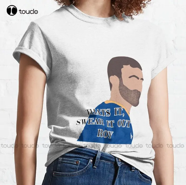 

New Swear It Out Roy Ted Goldstein Afc Richmond Roy Kent Classic T-Shirt White Shirts For Men Cotton Tee Shirt S-3Xl
