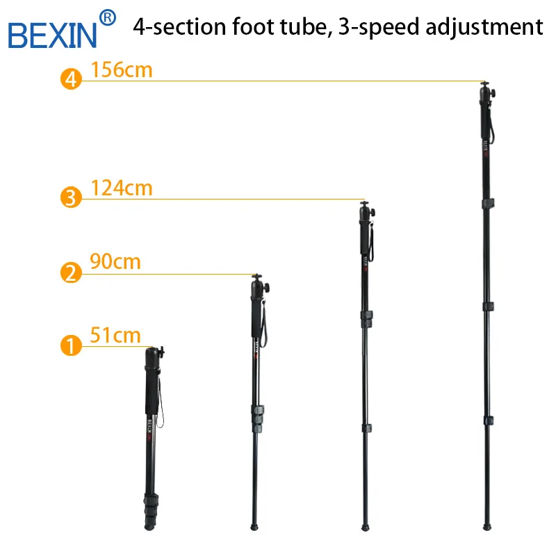 BEXIN телескопическая портативная палка для ходьбы легкая видеокамера dslr