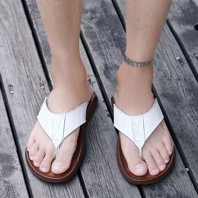 

Sandalet Erkek Rubber Sandals Men Sandale Ete Homme Sandalias De Cuero Para Hombre Transpirables Beach Outdoor Shoes