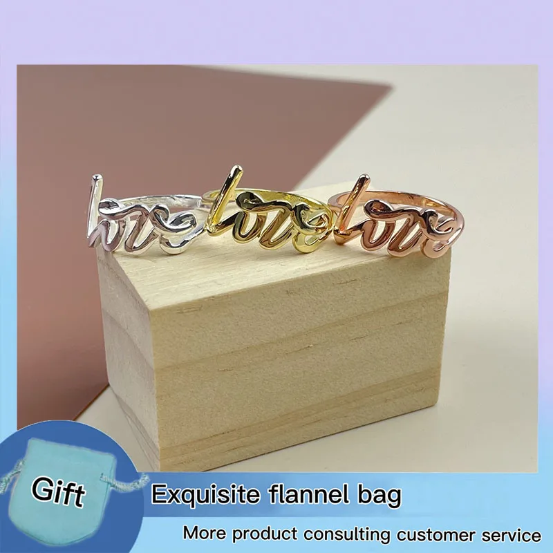 

Lovely and sweet 1:1 ring, a luxury brand. LOVE ring, charm jewelry for girlfriend, engagement gift, free shipping