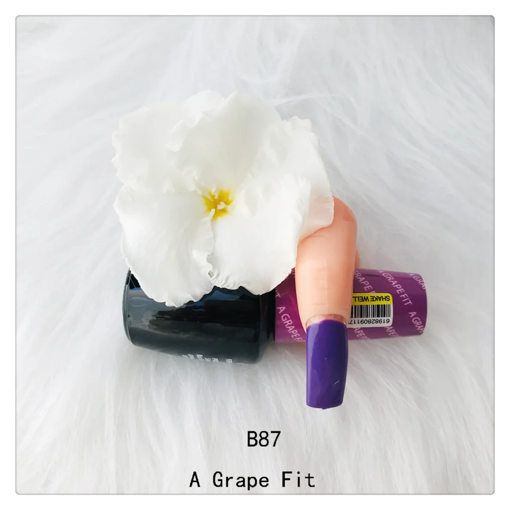 Полуперманентный Гель-лак для ногтей фиолетового цвета серии OPIE 15 мл B87 A УФ-лампы