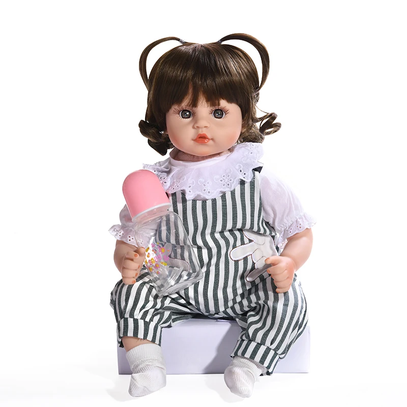 Реалистичная силиконовая кукла для девочек 45 см|Куклы| |