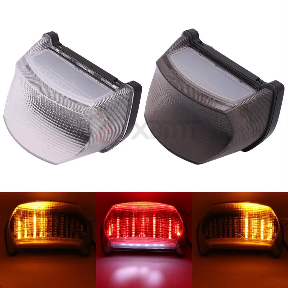 Мотоциклетные задние светильник тормозной поворотники Интегрированный Светодиодный светильник для Kawasaki Ninja ZX7R ZX750 ZX7RR 1996-2003 GPZ1100 ZX1100