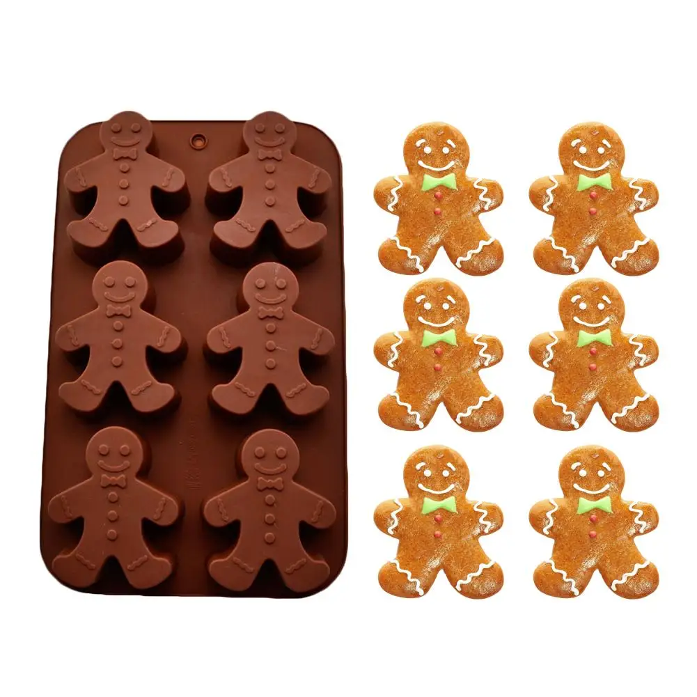 3 шт. микроволновая печь пряник человек плесень для еды класса силикагель выпечки