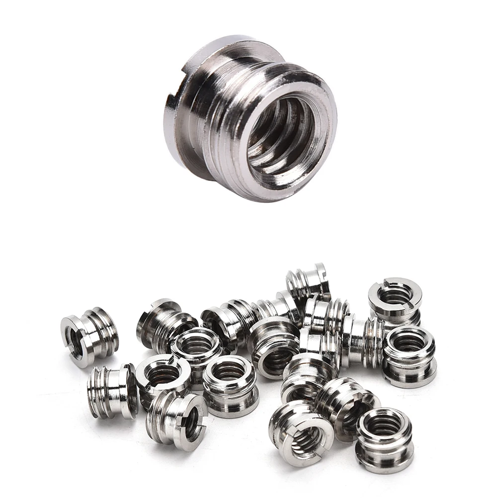 

10pcs Camera Accessories 1/4" To 3/8" Screw Mount Convert Adapter For Tripod Monopod Ballhead DSLR SLR Accessories