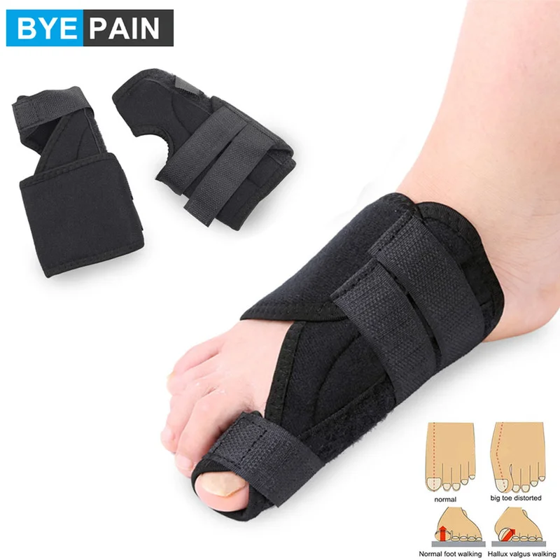 

1Pair Bunion Splint Toe Straightener & Corrector Brace Pad for Hallux Valgus Pain Relief - Night Time Support for Men & Women