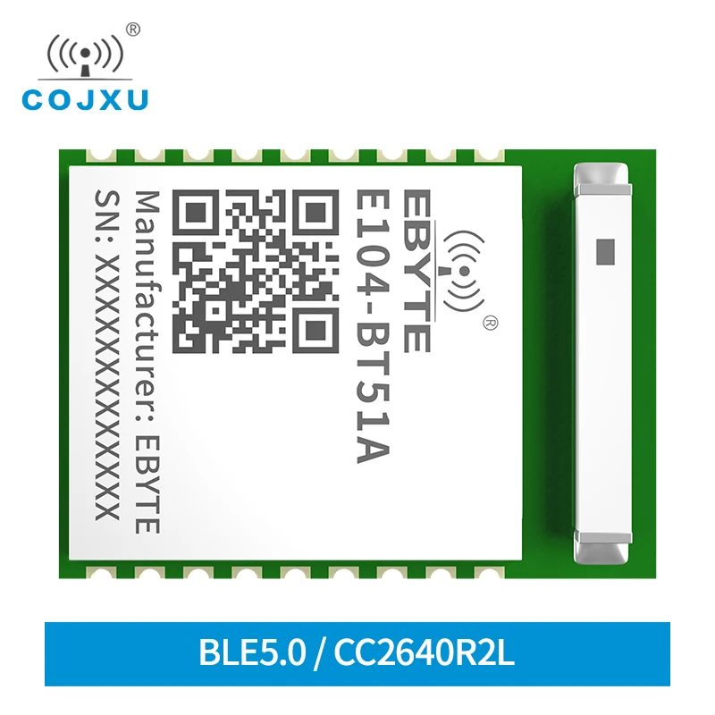 

E104-BT51A CC2640R2L 2400-2483.5MHz 5dBm 50m Range 3.3V BLE5.0 Ceramic Antenna UART BLE Module