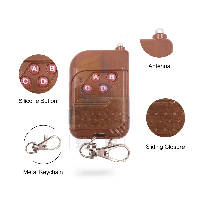 Универсальный беспроводной пульт дистанционного управления 433 МГц 110 В