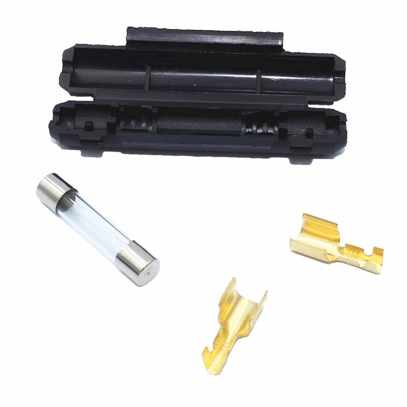 Стеклянный держатель предохранителя с предохранителем 10A 5 комплектов 6х30