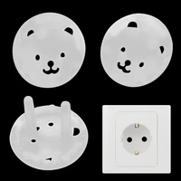 10pcs eu power socket electrical outlet baby kids child safety guard protection anti electric shock plugs protector cover home