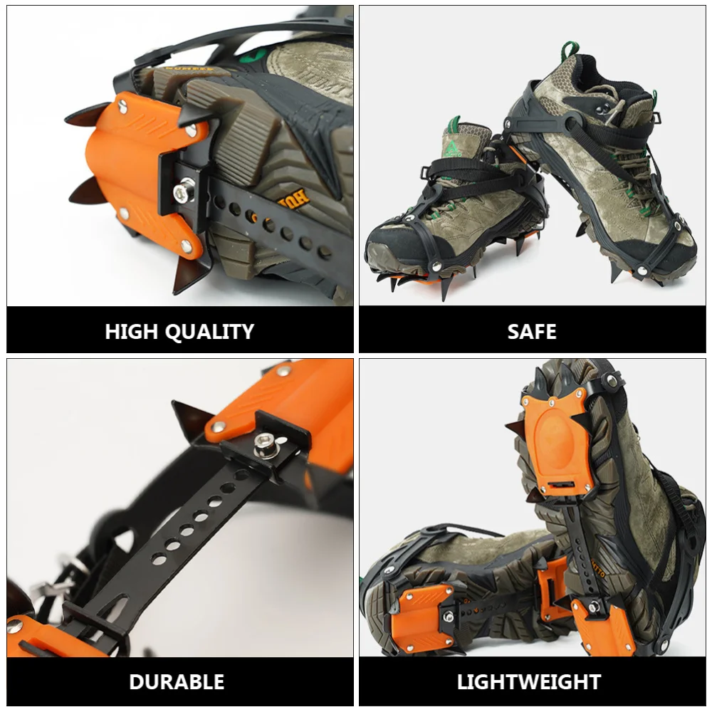 

1 Set Non-slip Shoe Cover Outdoor Ice Snow Grippers Mountaineering Shoe Cover