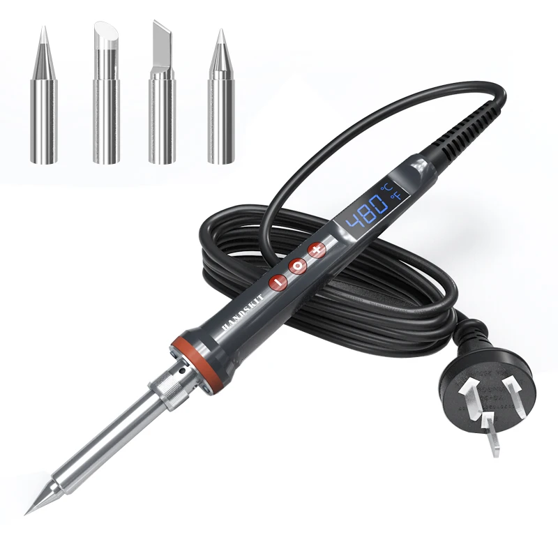 

200W Soldering Iron Automatic Sleep Thermal Control Soldering Iron Tin Wire Stand Welding Tools Four-core Ptc Ceramic Heater