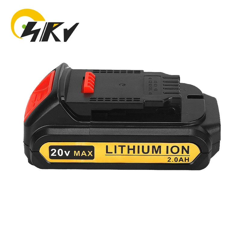 20V 2.0Ah Replacement Battery For Dewalt DCB180 DCB181 DCB200 Electric Hand Drill Electric Tools 20V Max Power Tools