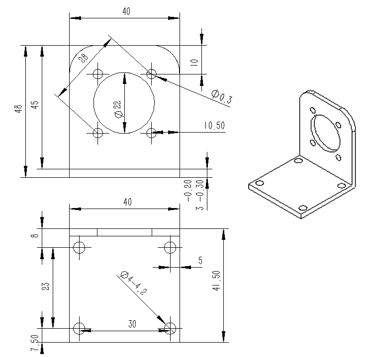 36 кронштейнов для планетарного редуктора двигателя 555/3650/31zy/3530 крепежная рама