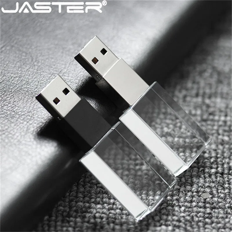 Флэш-накопитель JASTER Crystal usb 2 0 4 ГБ 16 32 64 прозрачное стекло | Компьютеры и офис