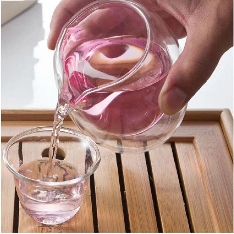 Милая стеклянная ярмарка с двойными стенками 120 мл 200 теплоизолированный кунг фу