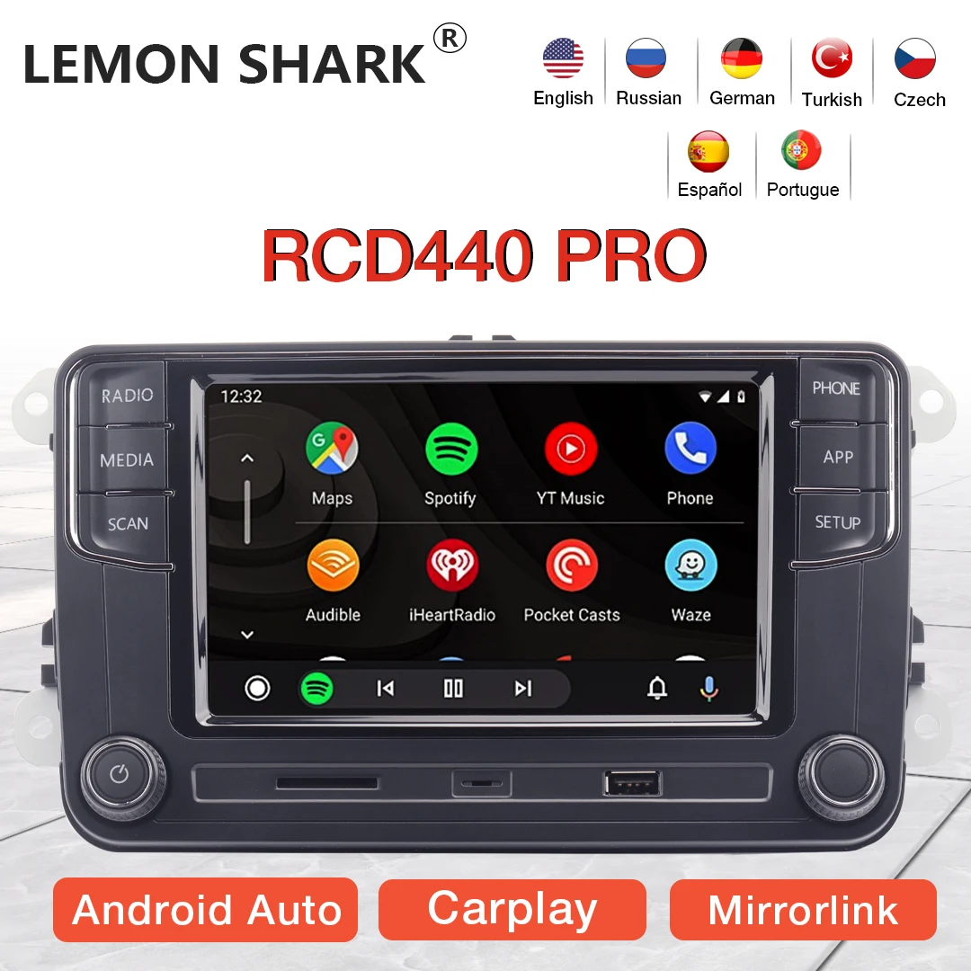 Новый Android Авто RCD440 PRO MIB Carplay радио 6RD 035 187B MirrorLink для VW Polo Passat B6 B7 Golf 5 6 Jetta MK5 MK6 Tiguan CC |