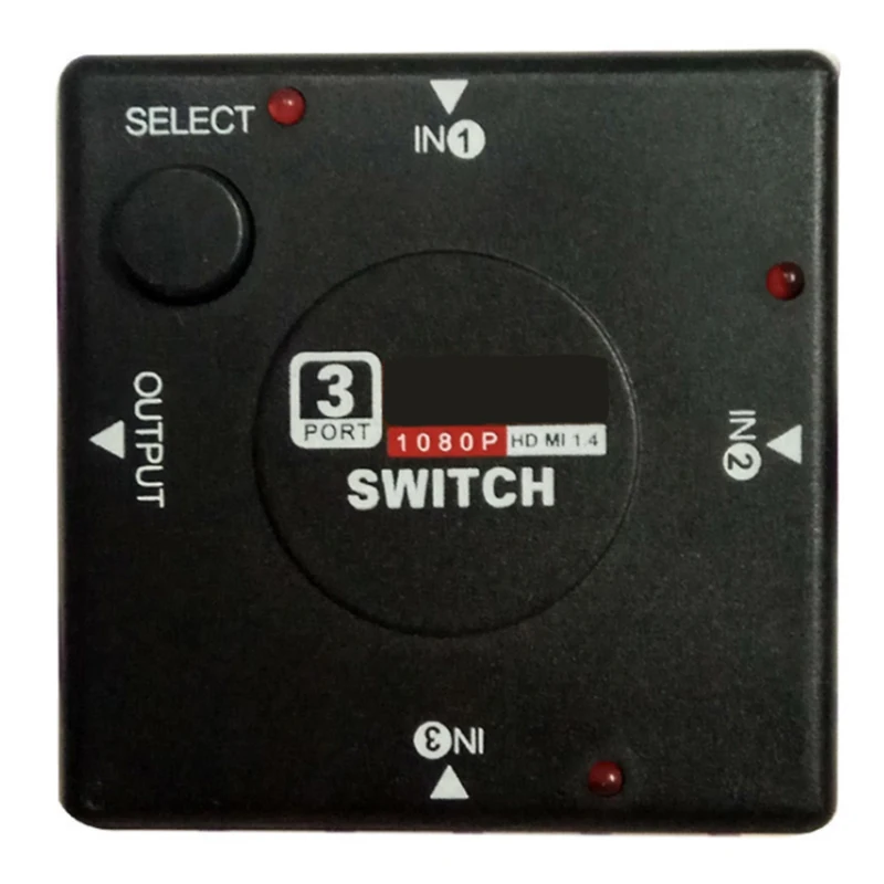 3 портовый сплиттер Nworld коммутатор 1x3 Mini HDMI совместимый порт входа 1 выход KVM