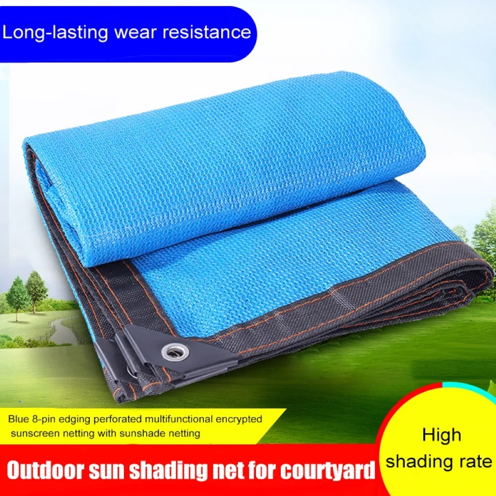 

Зеленая абажурная сетка, защита от УФ-лучей, 8-контактная искусственная наружная сетка для домашнего сада, Солнцезащитная сетка для растени...