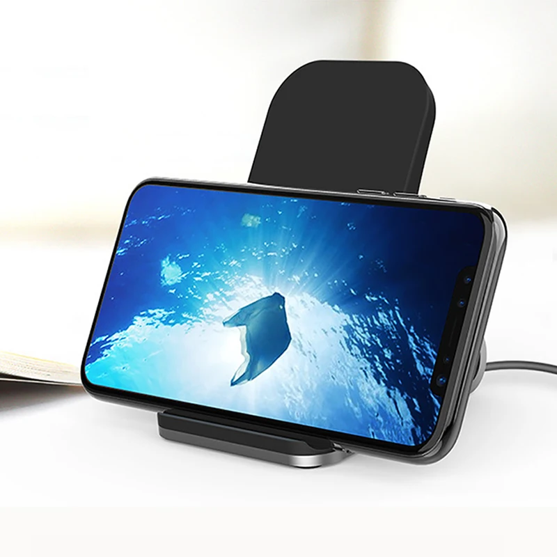 Беспроводное зарядное устройство для Samsung S9 S8 Note 10 iPhone Xs Max 8 Plus 15 Вт | Мобильные