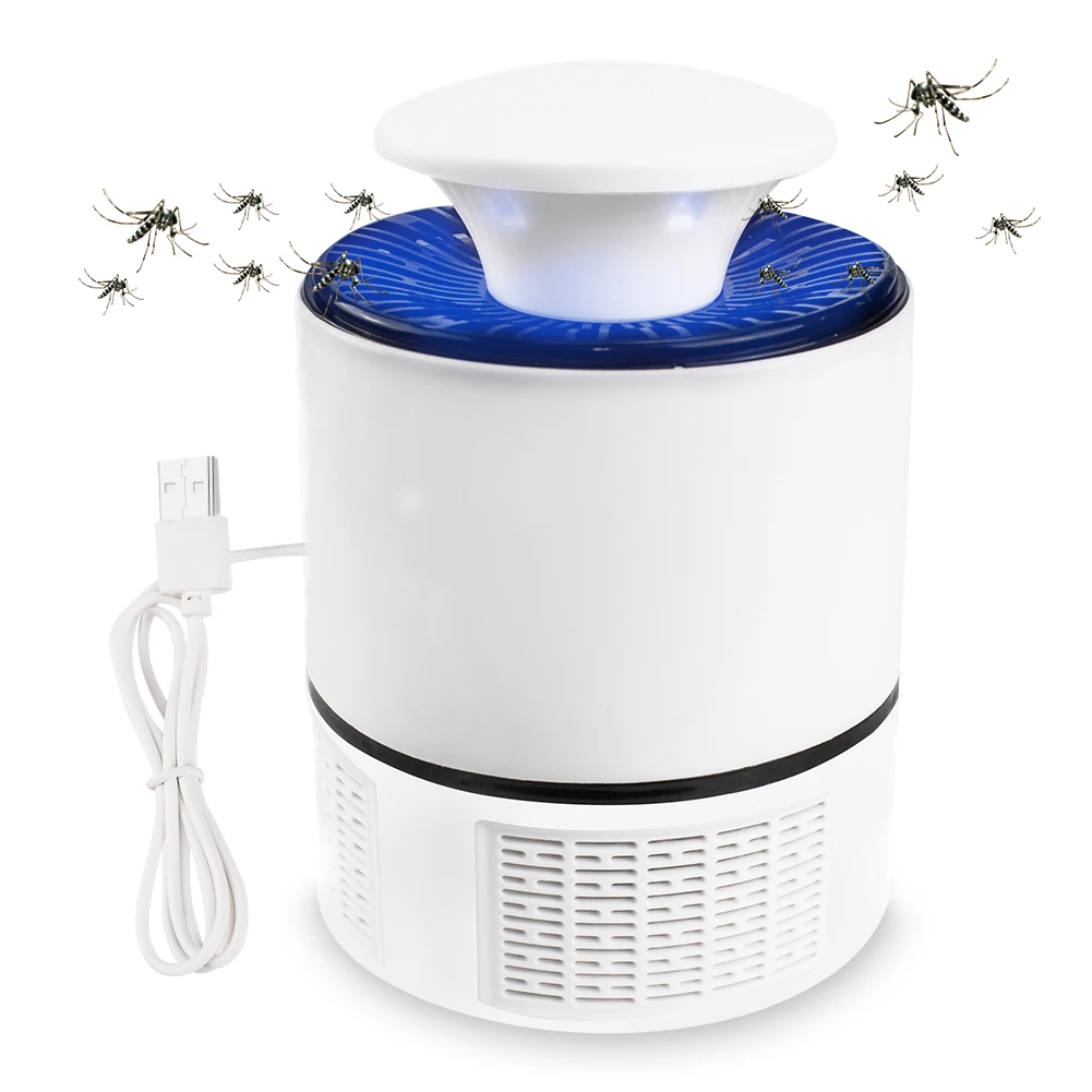 White Meijuner, лампа от комаров, USB, электрическая, без шума, без излучения, средство от насекомых, мух, ловушка, лампа, против комаров, лампа для дома, B021 - Цвет: White