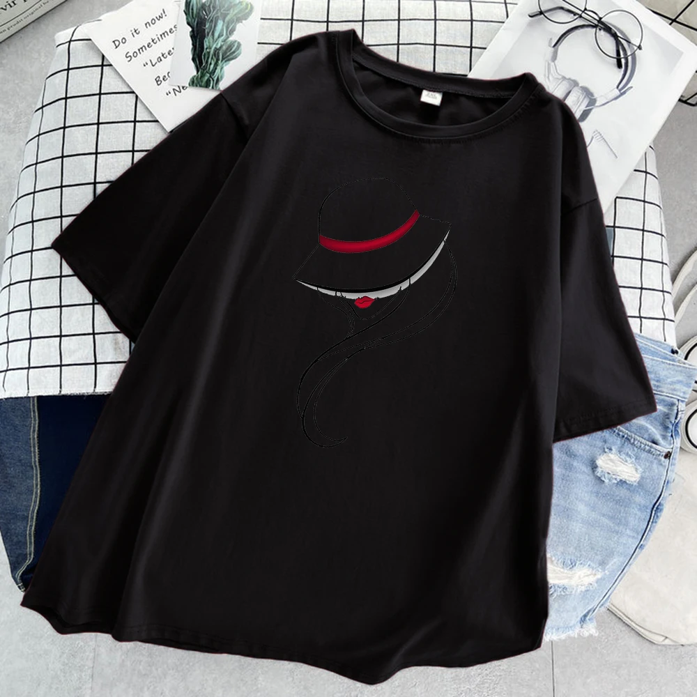

Kawaii Women Simple Print Womens T-Shirt Harajuku INS Fashion T Shirt Korean Style Tops 2021 Summer Soft Women Oversize T Shirts