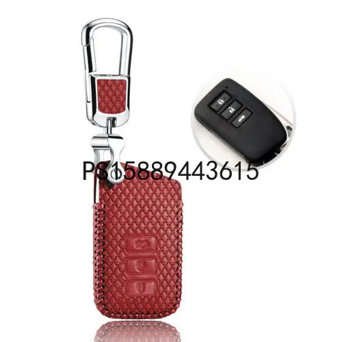 

Smart Key Keyless Remote Entry Fob Case Cover with Key Chain For Lexus NX RX RC