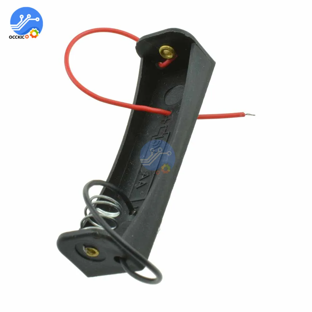 10 шт./лот держатель для батарей AA блок питания органайзер с 5 &quotсвинцовым