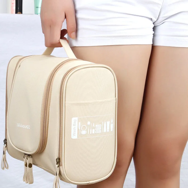 Women Portable Make Up Bag Folding Travel Woman Cosmetic Organizer Vanity Toiletry For Shower Makeup Pouch Toilet Bags | Багаж и сумки