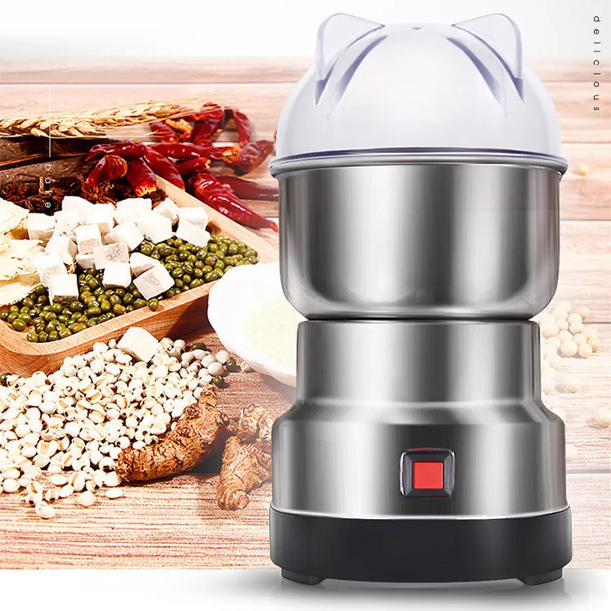 

Electric Kitchen Cereals Nuts Beans Spices Grains Grinding Machine Multifunctional Home Coffe Grinder Machine Coffee Grinders
