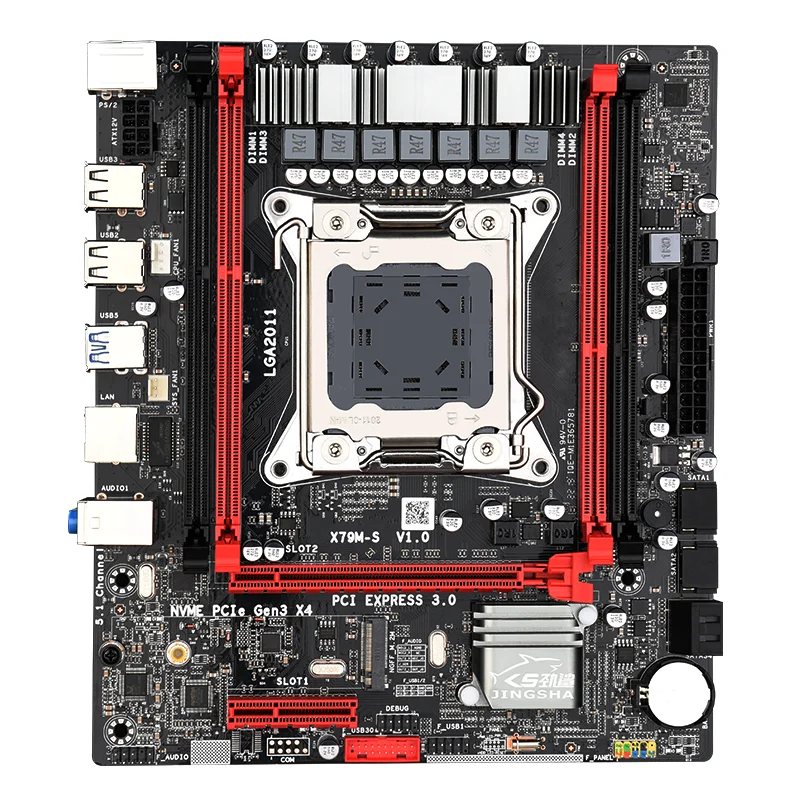 Bestellen X79M-S Combo Von X79 Motherboard Set E5 2690 CPU 4x8GB = 32GB DDR3 1333Mhz DDR3 ECC REC KÜHLER Kit SATA 3,0 USB 3,0 NVMe M.2