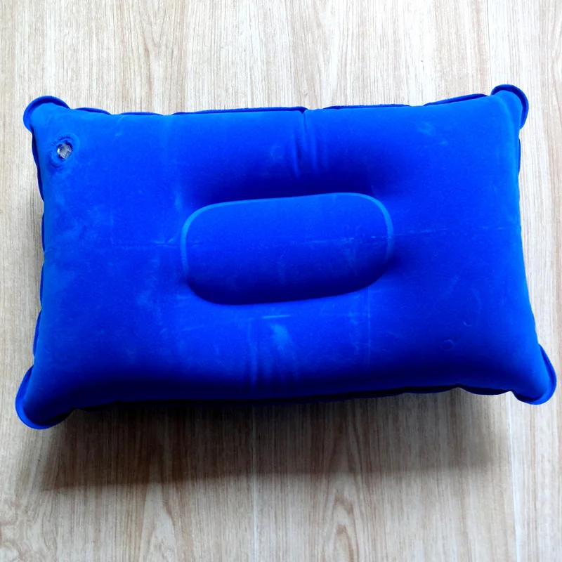 

Portable Ultralight Inflatable PVC Nylon Air Pillow Sleep Cushion Travel Bedroom Hiking Beach Car Plane Head Rest Support