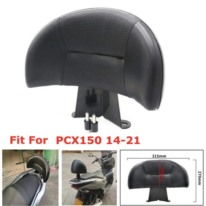 

Motorcycle Backrest Support Cushion Back Seat Pad Fit for Honda PCX150 2014-2020