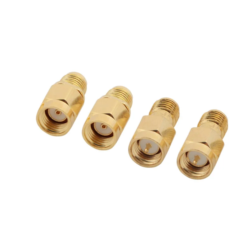 

4pcs 5.8G SMA Female/Male FPV Antenna Aerial Connector Adapter for Rx and Tx