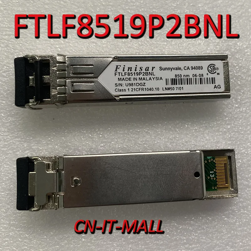 

Pulled Finisar FTLF8519P2BNL 850nm SFP Transceiver,5pcs/lot