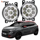EEMRKE 2 шт. автостайлинг для Citroen C3 2016 2017 2018 2019 9 шт. светодиодные противотуманные фары H11 12 В противотуманная фара