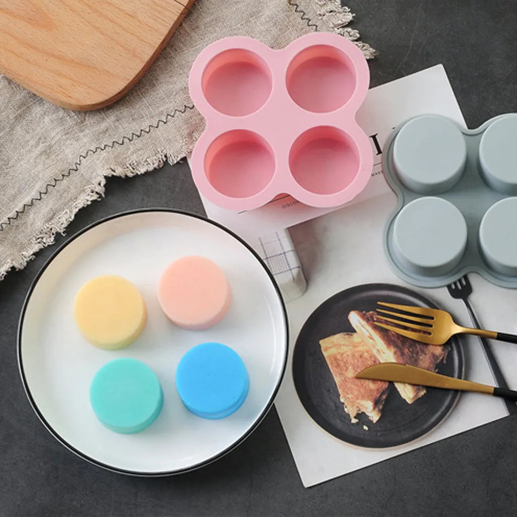Многофункциональная силиконовая форма для мыла DIY 4 сетки силиконовые формы для мыла ручной аппарат для создания мыла квадратные формы средство, мыло для изготовления