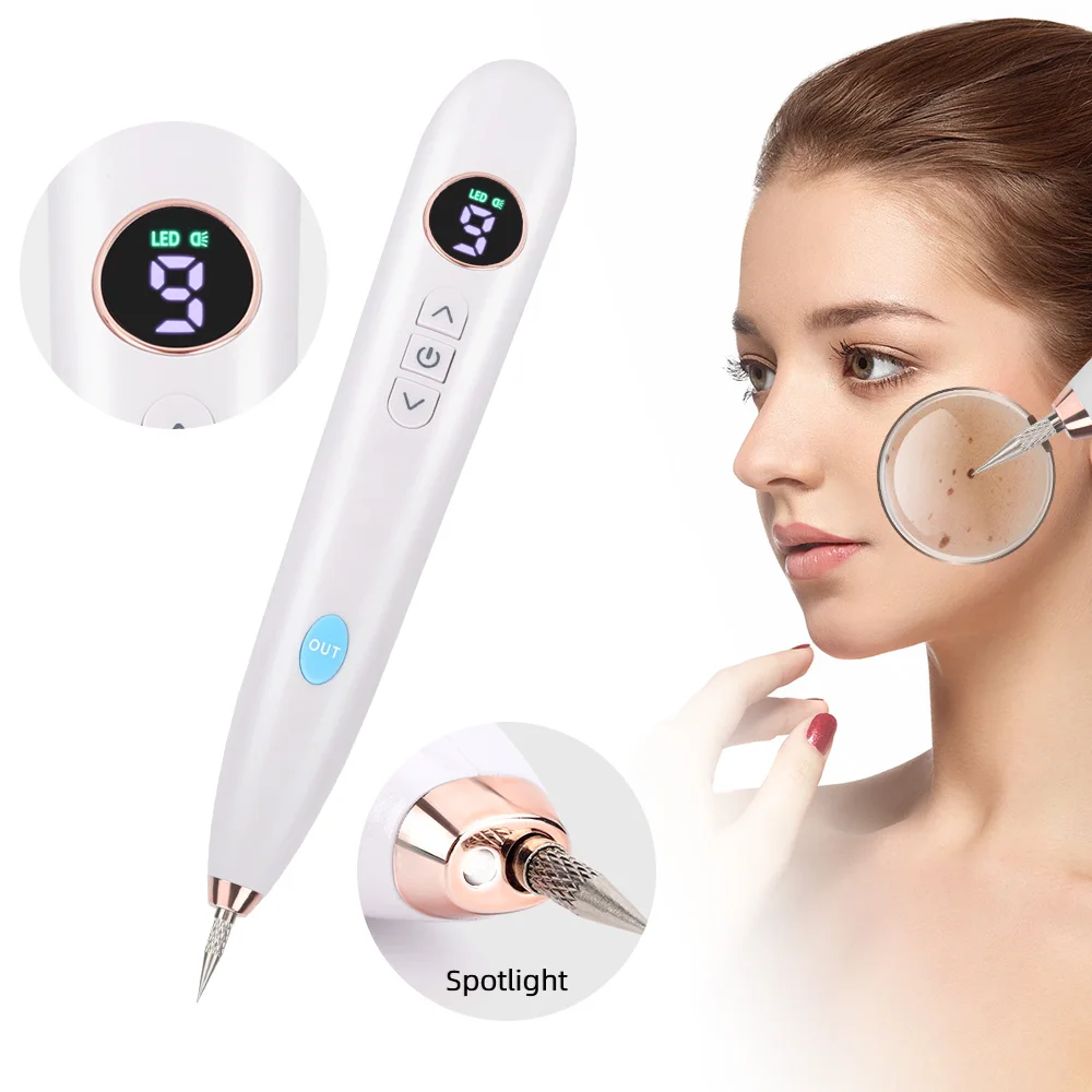 

Plasma Mole Removal Pen Laser Tattoo Mole Pimple Dark Spot Remover Pen for Face Body Warts Freckle Skin Tag Cleansing Machine
