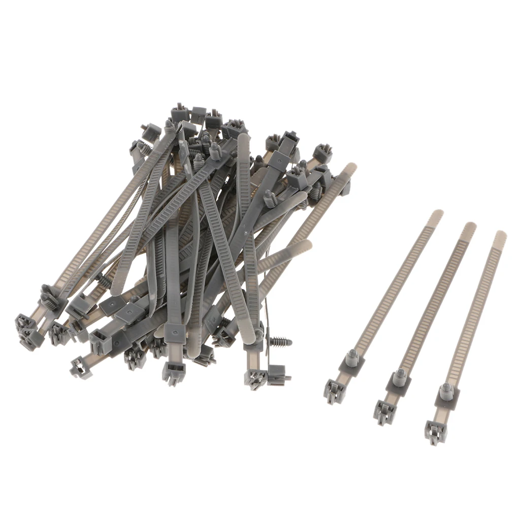 48 шт. нейлоновые стяжки на молнии гибкий прочный шнур для домашнего офиса 170